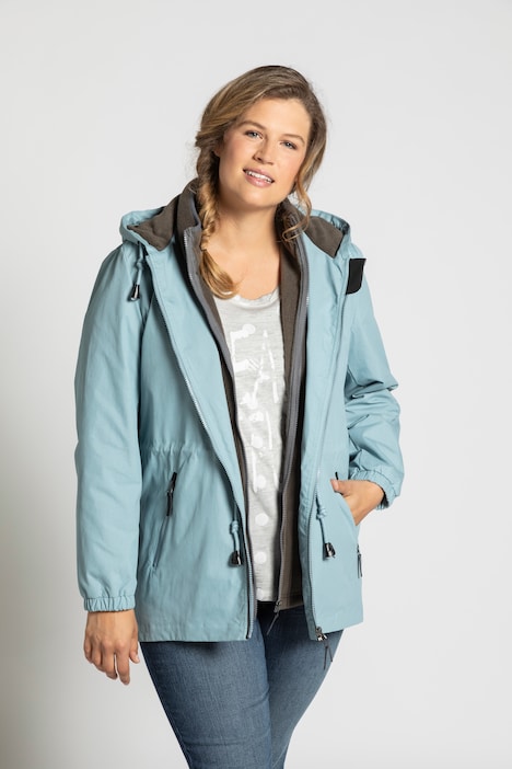 HYPRAR 2-in1 jas, met mouwloos fleecejack, waterafstotend