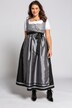 Dirndl, jacquard, tablier en satin