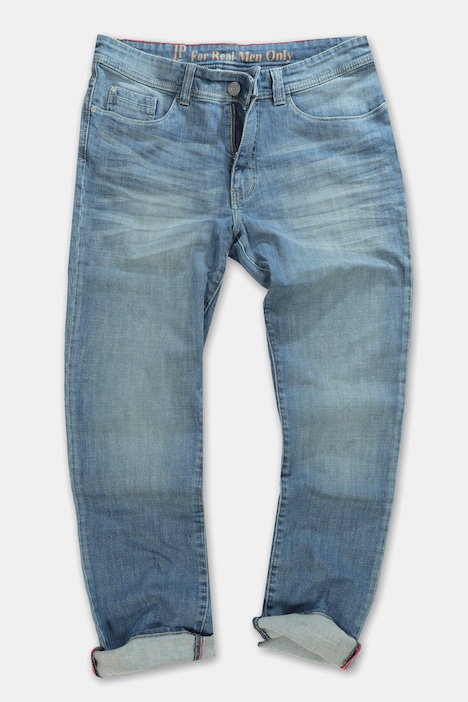 Jeans, kerniger 5-Pocket-Look, Used-Optik, Regular Fit