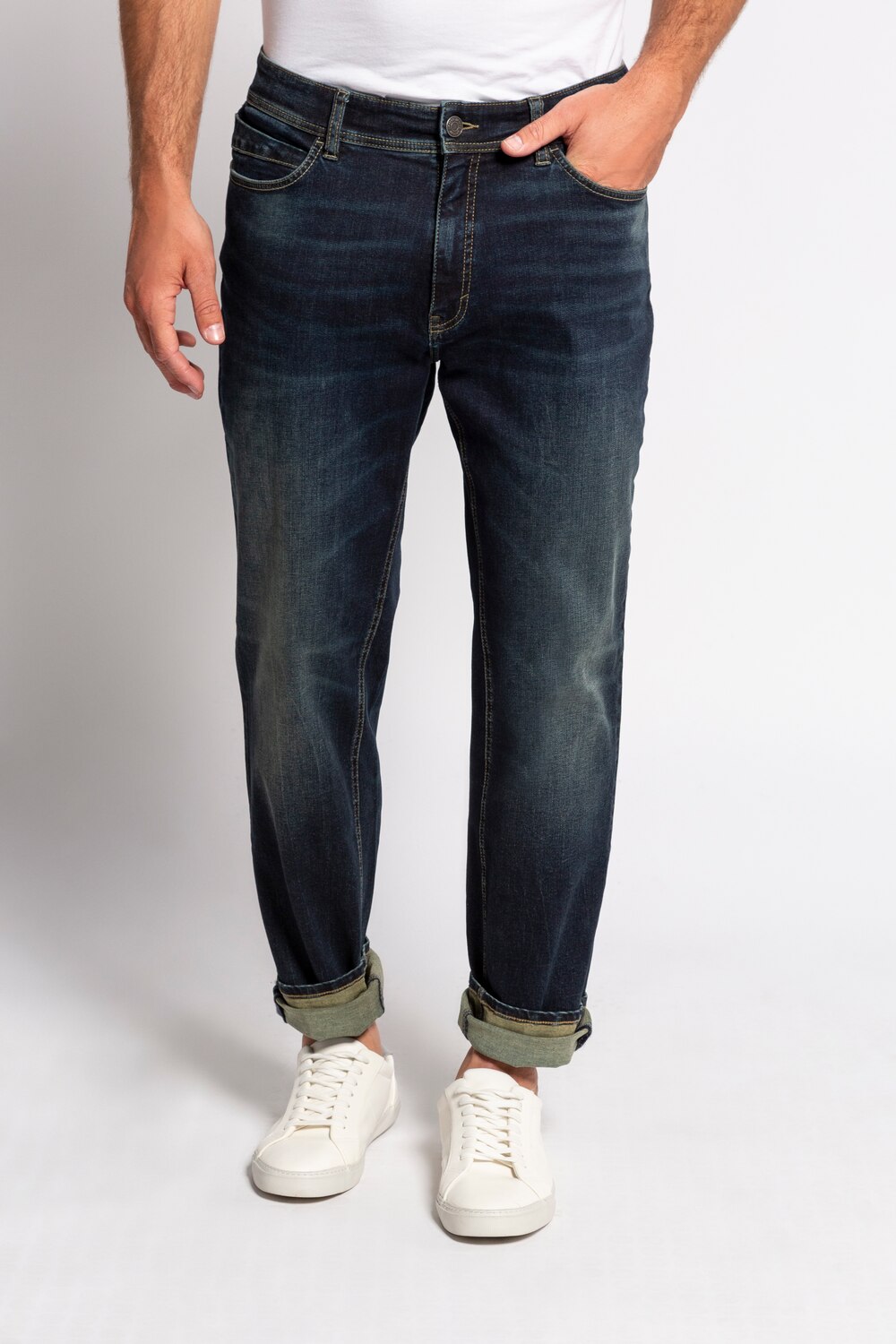 Grote Maten jeans FLEXNAMIC®, Heren, zwart, Maat: 62, Katoen, JP1880