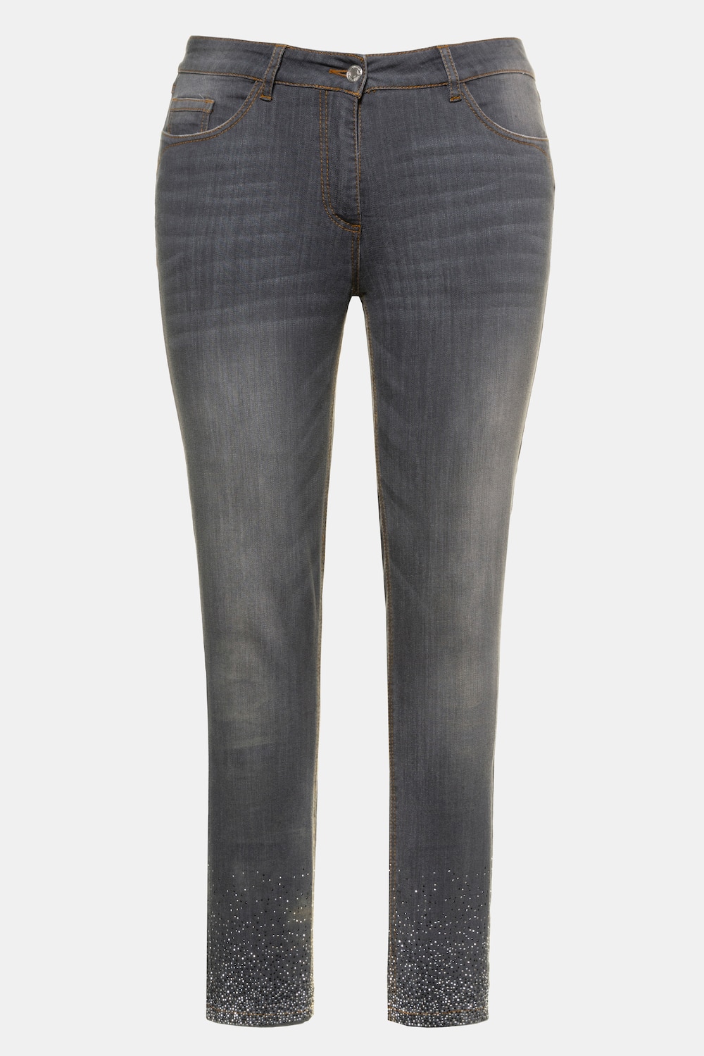 Grote Maten jeans Sarah, Dames, grijs, Maat: 112, Katoen/Polyester/Viscose, Ulla Popken