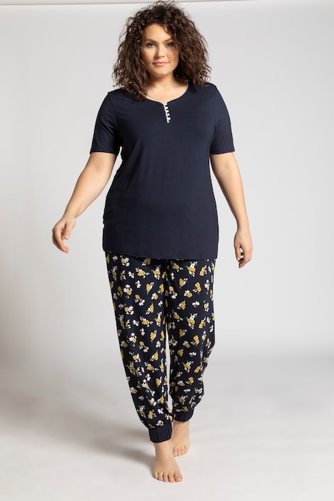 Buttercup Print Stretch Knit Pajama Set | Pajamas | Sleepwear