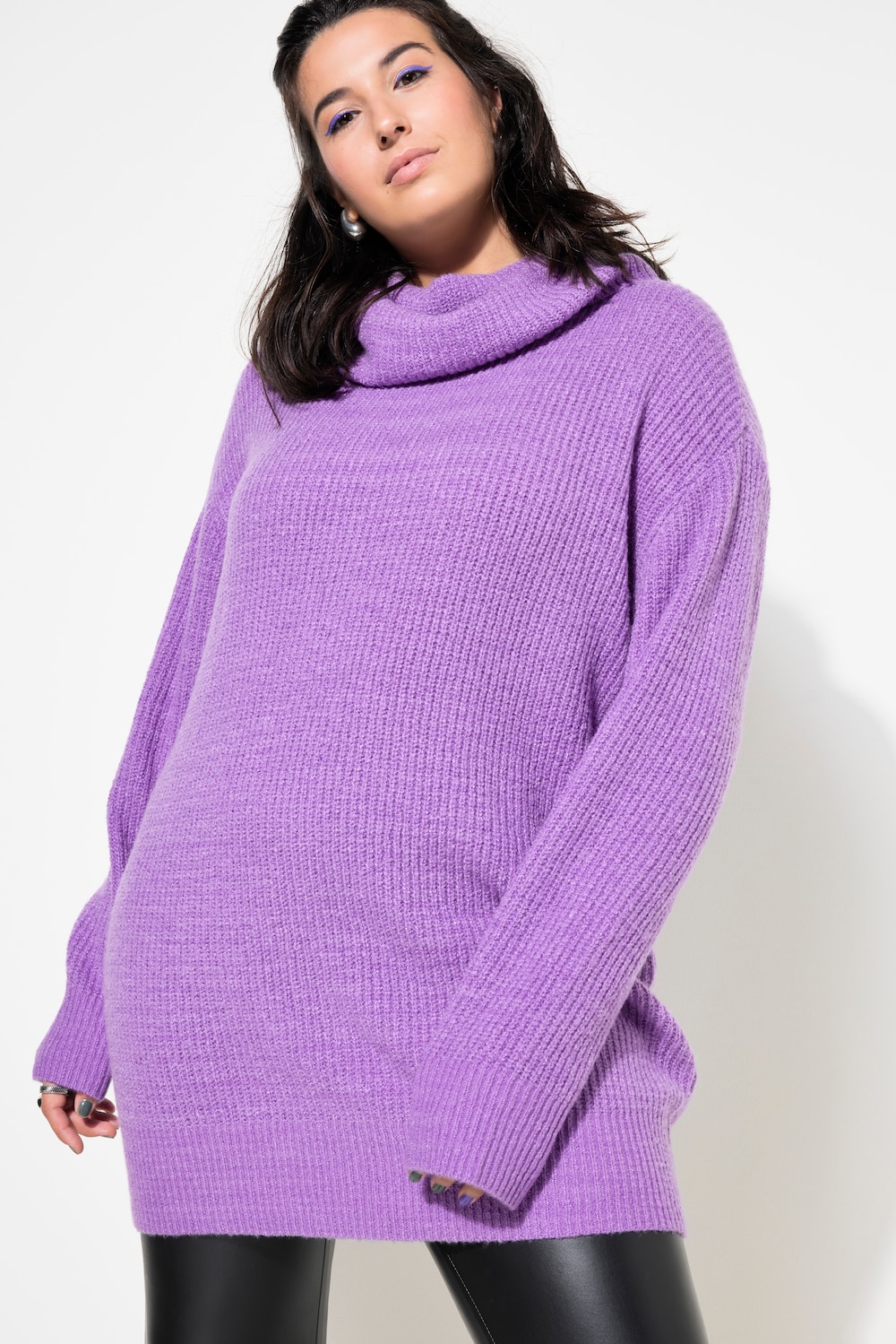 Große Größen Pullover, Damen, lila, Größe: 54/56, Synthetische Fasern, Studio Untold