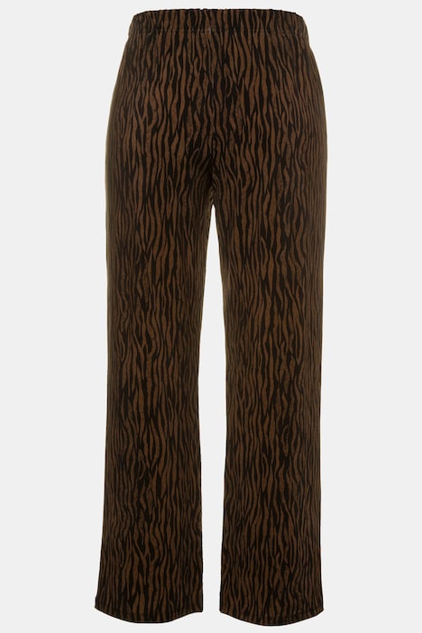 Tiger Stripe Wide Leg Slinky Stretch Knit Pants | Slinky Pants | Pants
