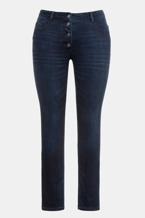 Button Fly Slim Leg Sarah Fit Stretch Jeans | Jeans | Pants