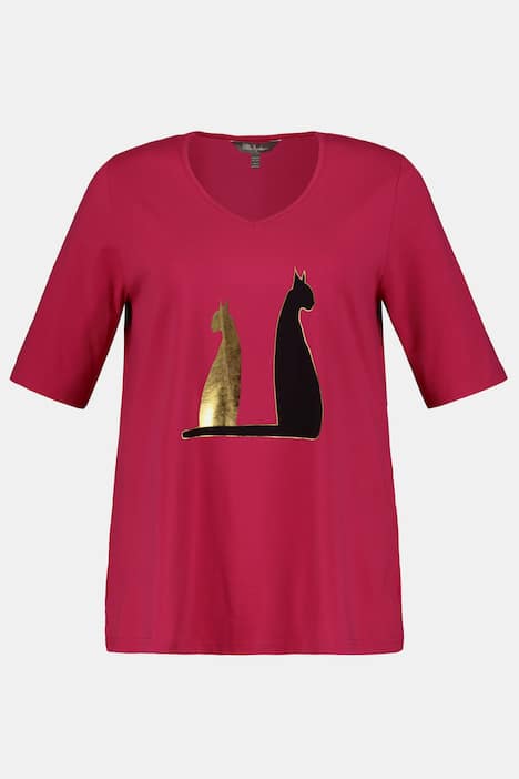 T-Shirt, Katzenmotiv, Classic, Biobaumwolle