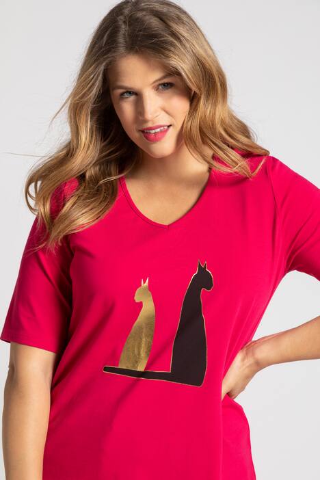 T-Shirt, Katzenmotiv, Classic, Biobaumwolle