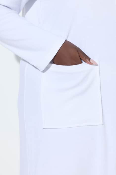 Badjas, 2-weg-rits, badstof, knuffelzacht