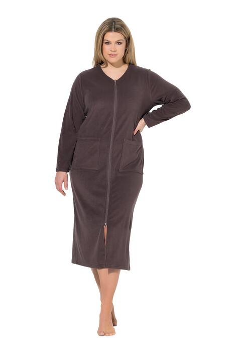 Župan, dvoucestný zip, froté, měkoučký