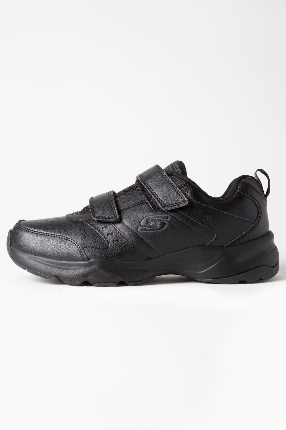 Plus Size Sneakers by Skechers, Man, black, size: 12,5, leather, JP1880