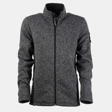 FORSBERG Arvid Strickjacke dunkelgrau melange