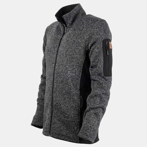 FORSBERG Arvid Strickjacke dunkelgrau melange