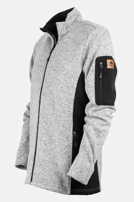 FORSBERG Arvid Strickjacke dunkelgrau melange