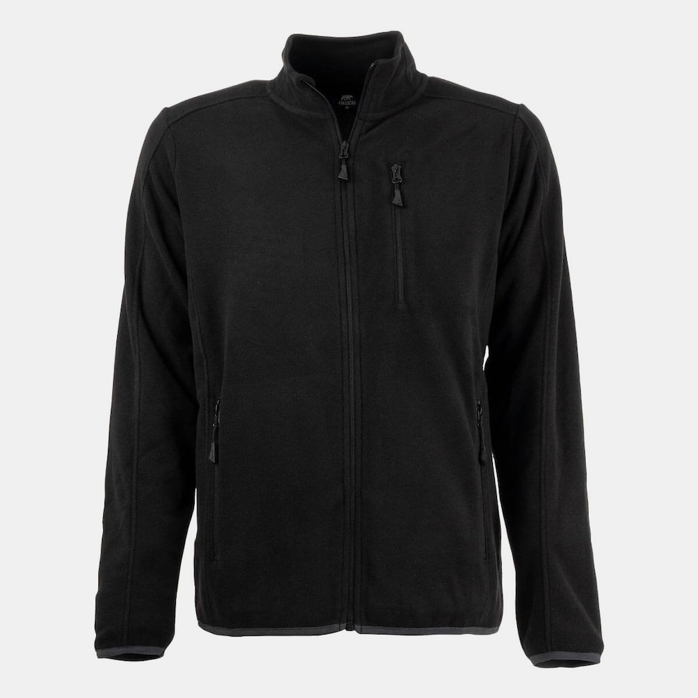 Haakon Fleecejacke schwarz, sportliches Design