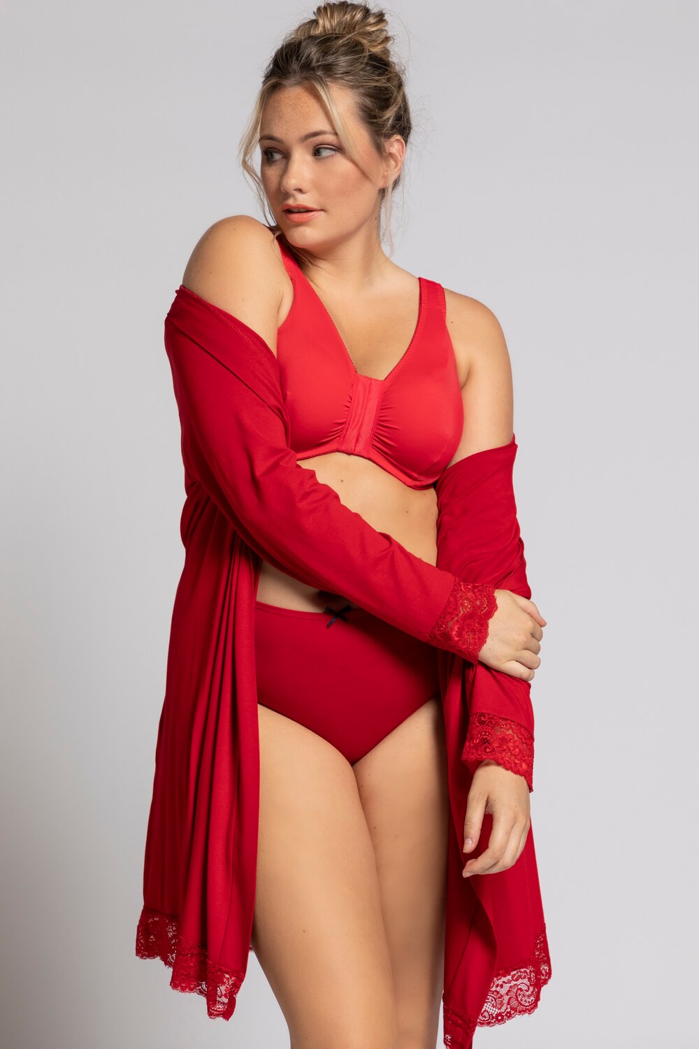 Grote Maten bustier, Dames, wit, Maat: 105D, Synthetische vezels/Elastaan, Ulla Popken Grote Maten bustier, Dames, wit, Maat: 105D, Synthetische vezels/Elastaan, Ulla Popken