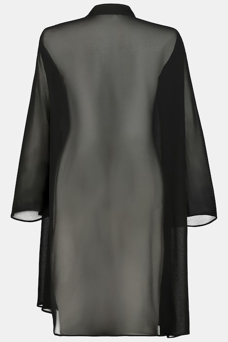 Veste-blouse, voile transparent, manches longues et amples, selection |  Veste | Vestes