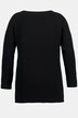 Pullover, Struktur, Glitzerlinien, Rundhals, Langarm