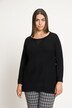 Pullover, Struktur, Glitzerlinien, Rundhals, Langarm