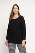 Pullover, Struktur, Glitzerlinien, Rundhals, Langarm