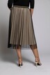Reversible Pleated Tulle Elastic Waist Skirt