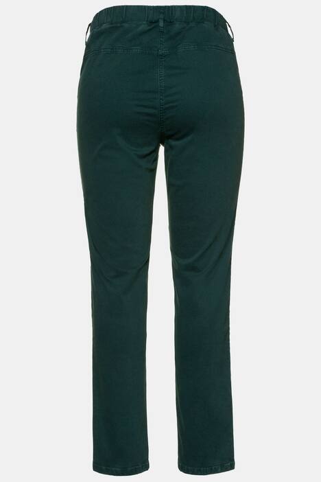 Jeggings, resårlinning, bälteshällor, smala ben, fickor