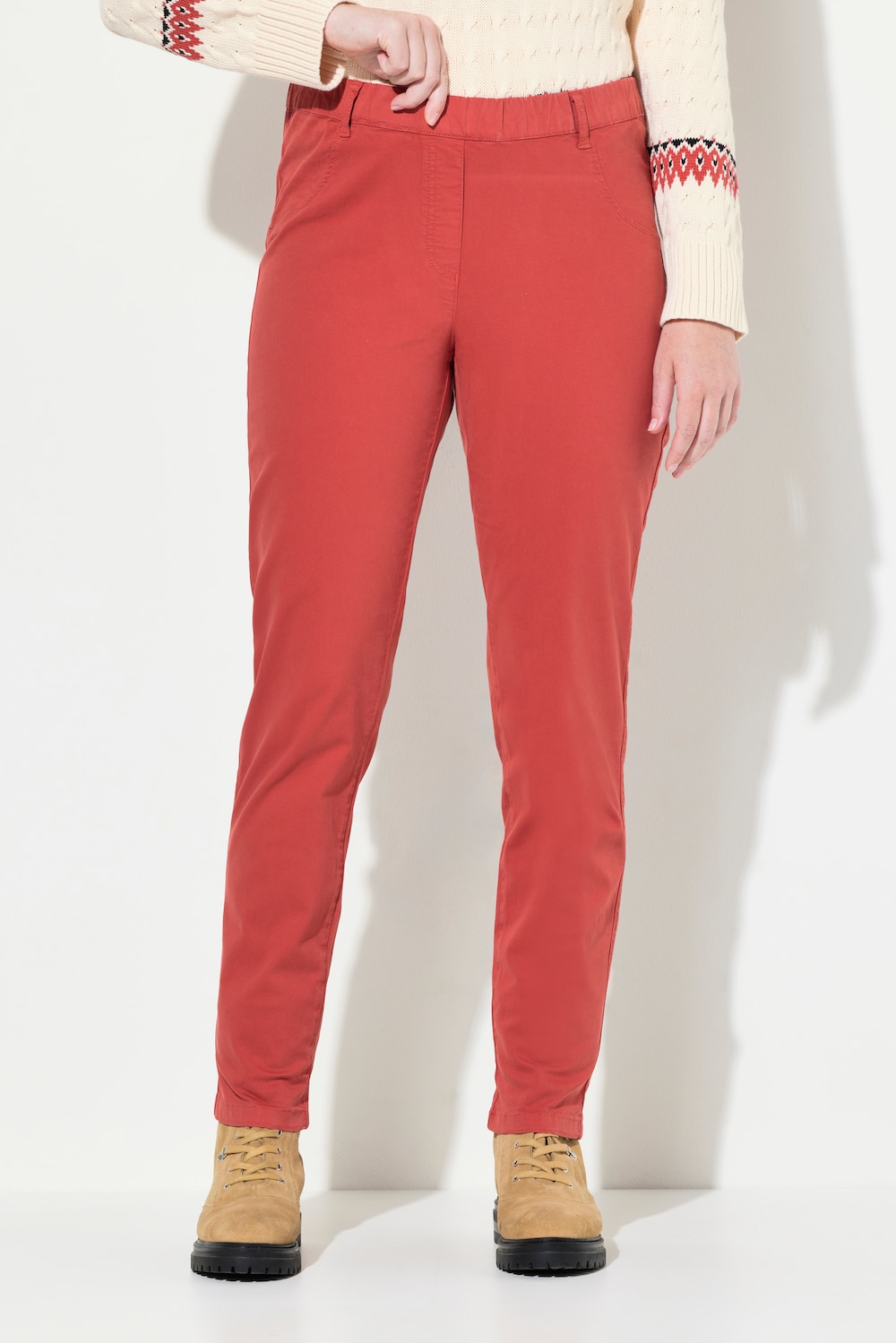 Große Größen Jeggings, Damen, orange, Größe: 46, Baumwolle, Ulla Popken