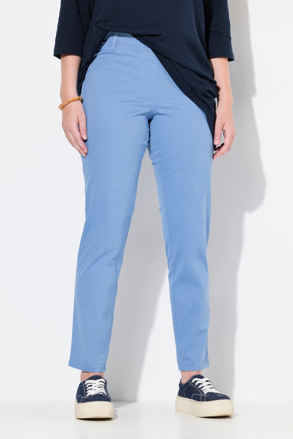 Thumbnail - Große Größen Jeggings, Damen, blau, Größe: 44, Baumwolle, Ulla Popken