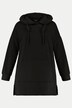 Langarm-Sweatshirt mit Beuteltasche und Kapuze