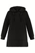 Langarm-Sweatshirt mit Beuteltasche und Kapuze