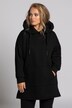 Langarm-Sweatshirt mit Beuteltasche und Kapuze
