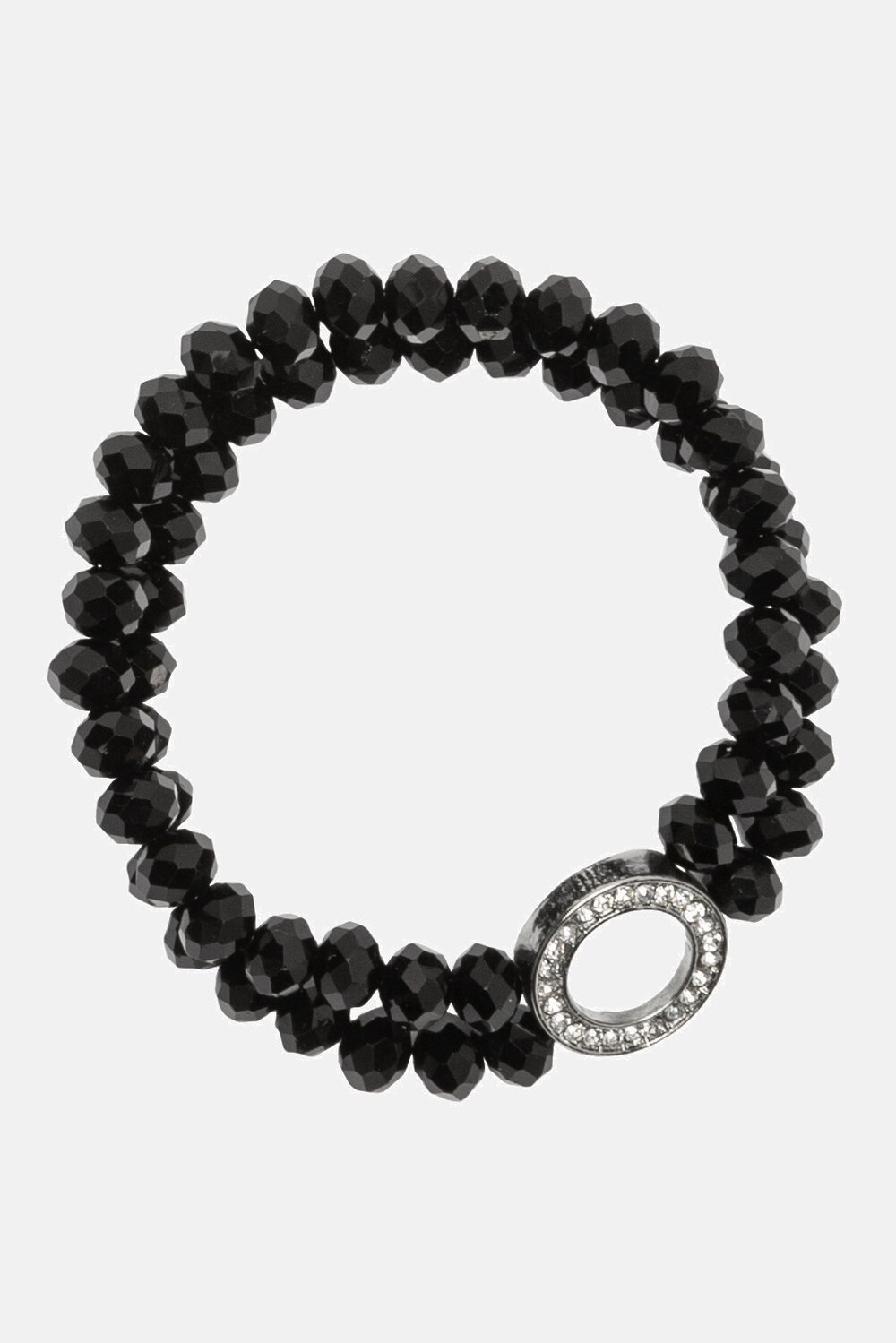 Grote Maten armband, Dames, zwart, Maat: One Size, Glas/Metallic vezels, Ulla Popken Grote Maten armband, Dames, zwart, Maat: One Size, Glas/Metallic vezels, Ulla Popken