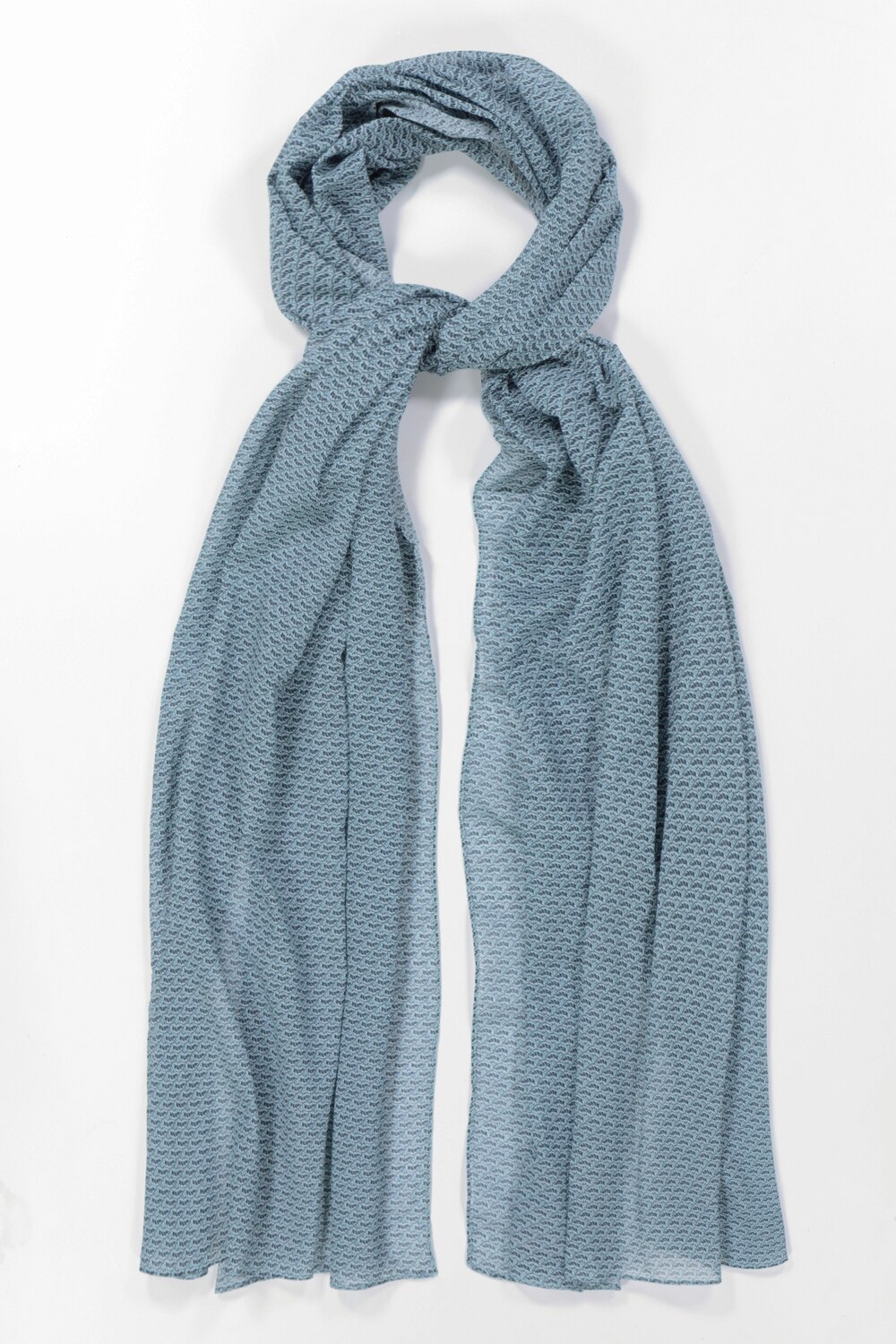 Grote Maten sjaal, Dames, turquoise, Maat: One Size, Katoen, Ulla Popken Grote Maten sjaal, Dames, turquoise, Maat: One Size, Katoen, Ulla Popken