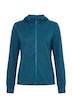 Jacke, Powerstretch, Kapuze, 2-Wege-Zipper