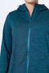 Jacke, Powerstretch, Kapuze, 2-Wege-Zipper