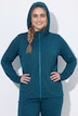 Jacke, Powerstretch, Kapuze, 2-Wege-Zipper