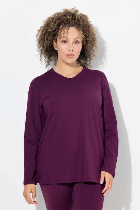 Ski-Funktionsshirt, schnelltrocknend, Loop, Langarm