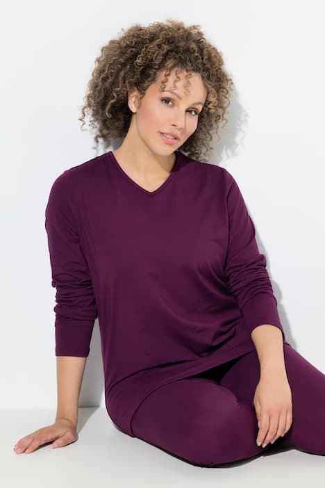 Ski-Funktionsshirt, schnelltrocknend, Loop, Langarm