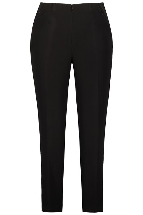 Business kalhoty Sophie, elastický pas, úzký střih, puky