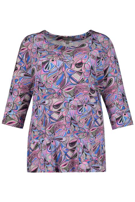 Slinky tričko, Classic, srdcový výstřih, 3/4 rukávy