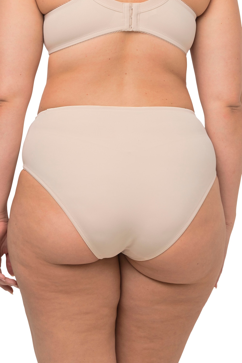 Stora storlekar Miditrosa, Dam, beige, storlek: 54/56, Bomull/Syntetfibrer/Elastan, Ulla Popken