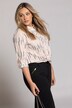 Bluse, Statement-Streifen, Hemdkragen, Langarm