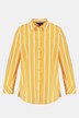 Bluzka koszulowa, długie rękawy, wzór w paski, kołnierzyk