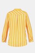 Bluzka koszulowa, długie rękawy, wzór w paski, kołnierzyk