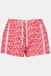 Shorty, Zweiteiler, Herzmuster, Spitze, Kurzpyjama