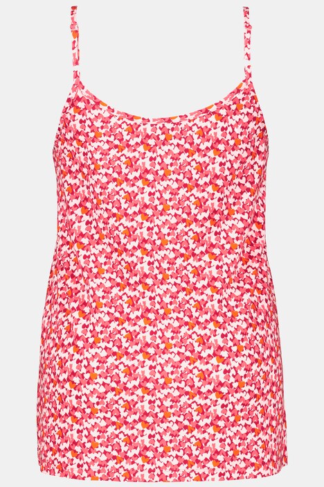 Shorty, Zweiteiler, Herzmuster, Spitze, Kurzpyjama