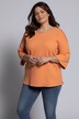 Eco Cotton Textured Round Neck Stretch Sweatshirt