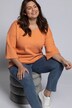 Eco Cotton Textured Round Neck Stretch Sweatshirt