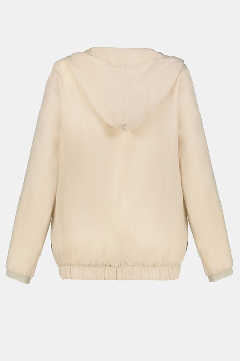 Bluse Identity, Cupro, Kapuze, Langarm