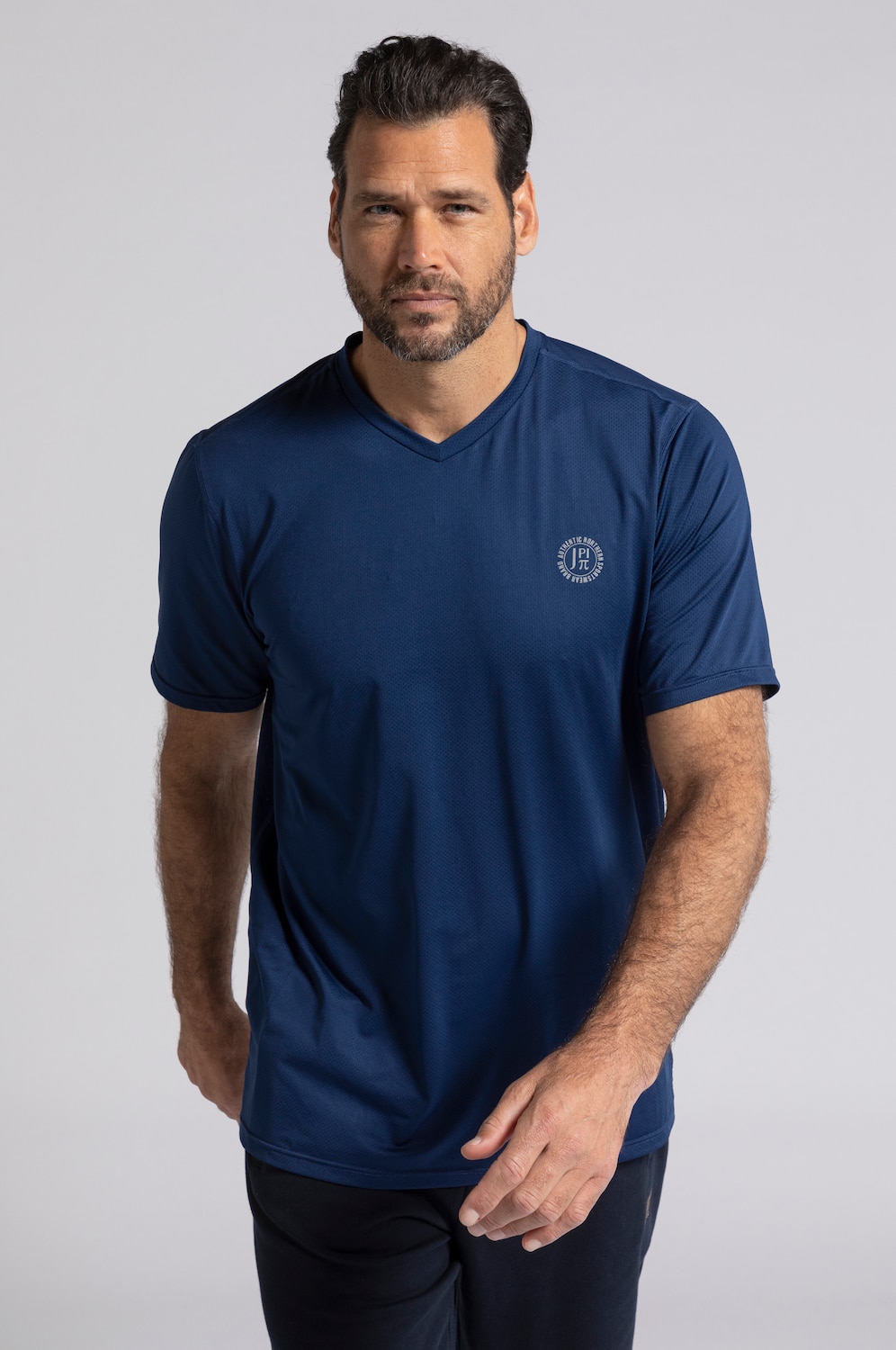 Grote Maten JAY-PI functioneel shirt, Heren, blauw, Maat: XXL, Polyester/Elastaan, JP1880 Grote Maten JAY-PI functioneel shirt, Heren, blauw, Maat: XXL, Polyester/Elastaan, JP1880