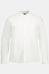 Chemise en lin mélangé. Manches longues et col à pointes boutonnées - coupe Modern Fit